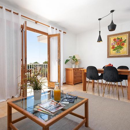 New! Apartment Harmonia, Front Sea View, Cala Marsal Beach 300M Puerto Colom Exterior foto