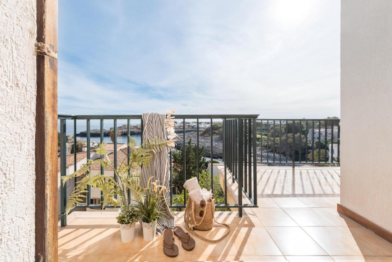 New! Apartment Harmonia, Front Sea View, Cala Marsal Beach 300M Puerto Colom Exterior foto