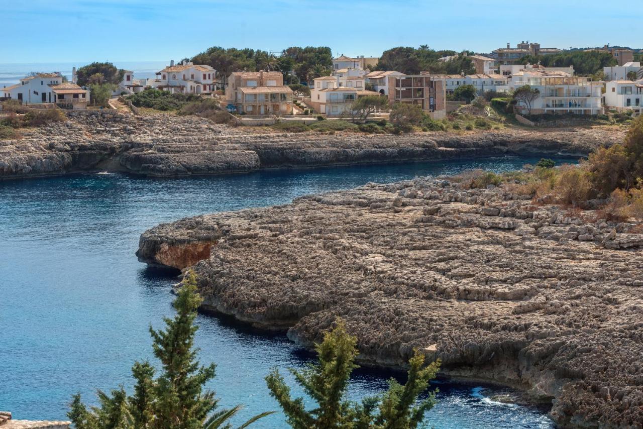 New! Apartment Harmonia, Front Sea View, Cala Marsal Beach 300M Puerto Colom Exterior foto