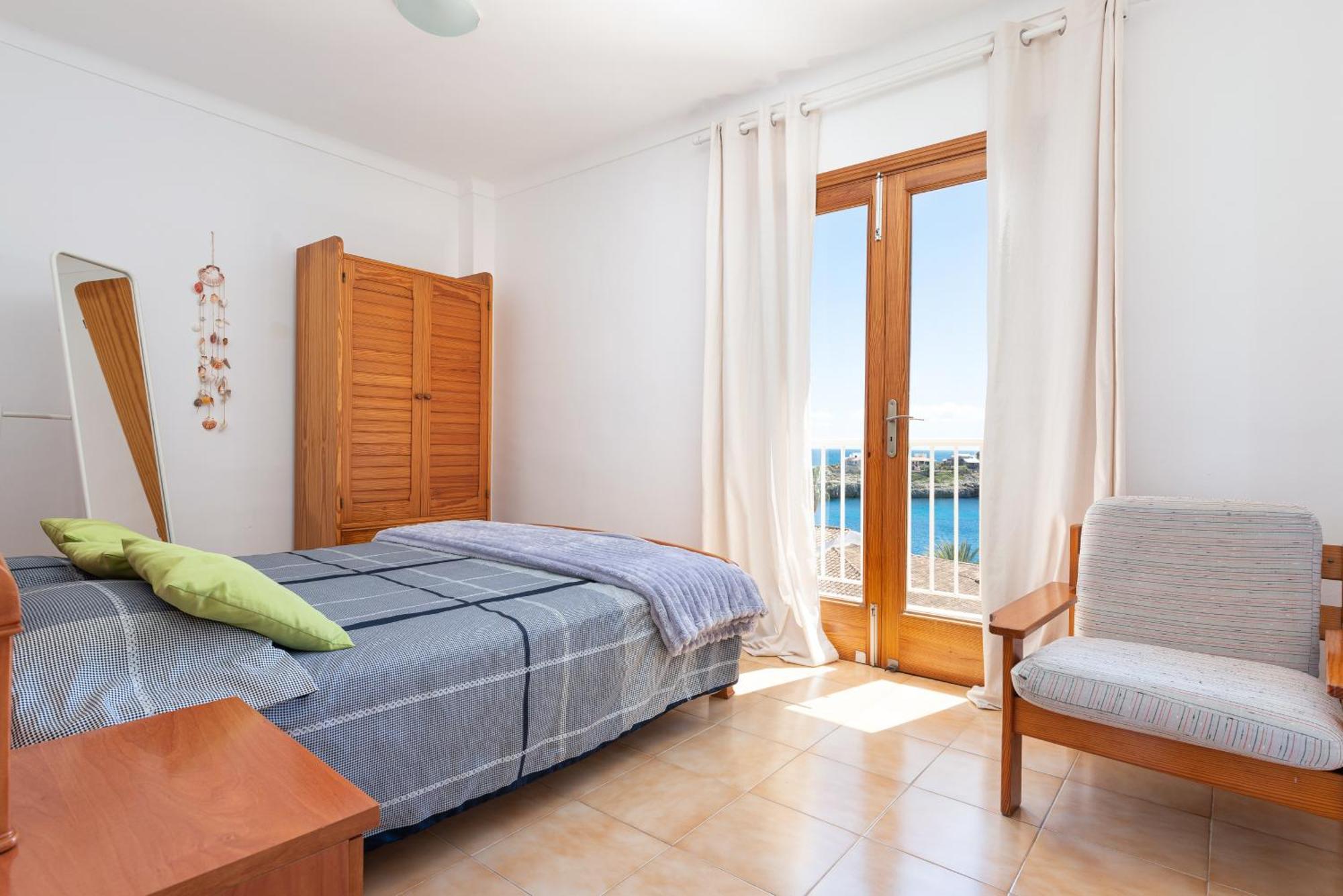 New! Apartment Harmonia, Front Sea View, Cala Marsal Beach 300M Puerto Colom Exterior foto